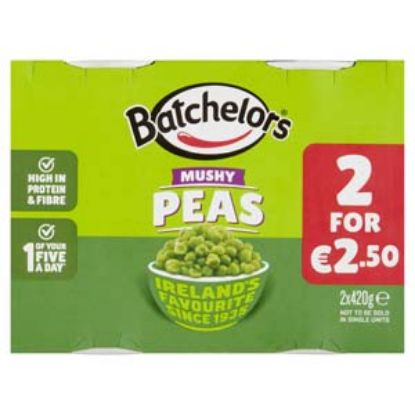 Picture of Batchelors Mushy Peas 420g  Twin Pack €2.50 x12